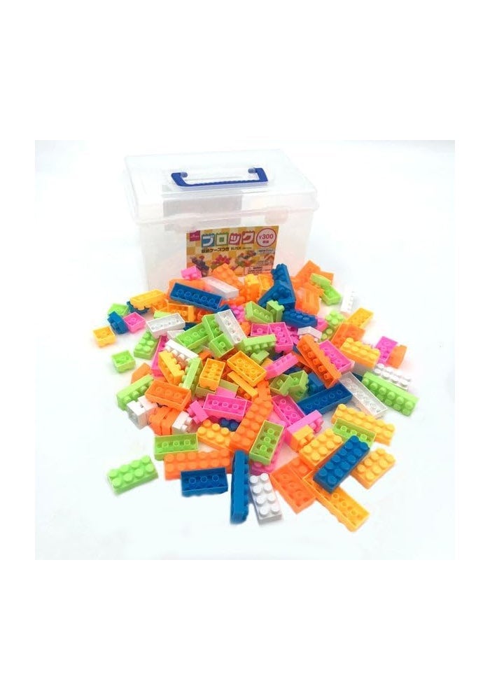 Daiso Colorful Building Blocks Set with Storage Case for Kids - Image 3